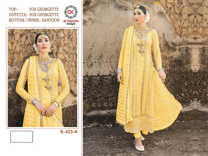 Al Karam 423 Master Color Pakistani Suits Catalog
